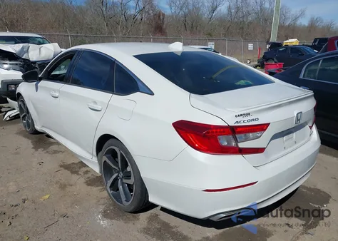 2018 Honda Accord Sport z USA, uszkodzony, nr VIN 1HGCV1F33JA164135